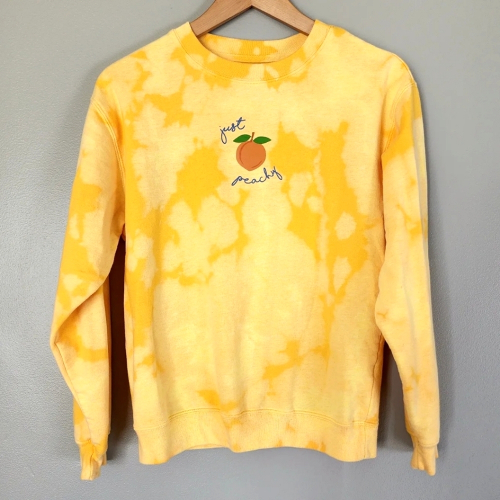 "Just Peachy" crewneck sweater 🍑